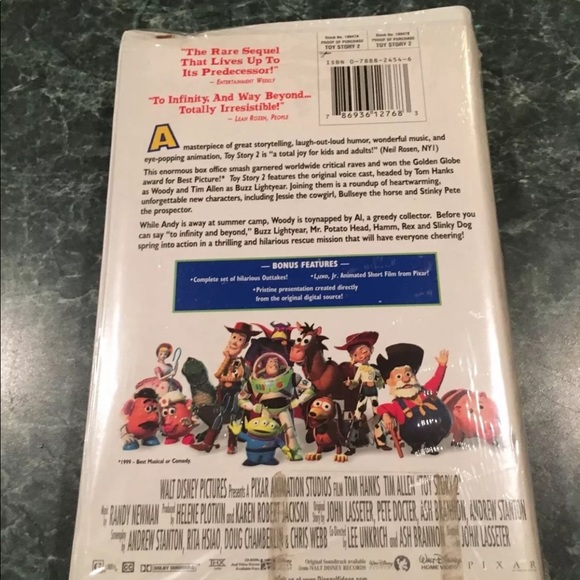 Vintage Disney Toy Story 2 VHS Sealed Brand New - Picture 3 of 5